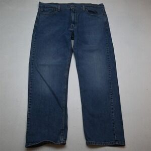 Levis 40x30 Light Stretch Denim 505 Straight Mens Jeans‎
